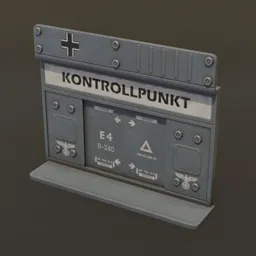 High sequrity bunker gate