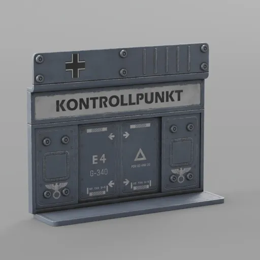 High sequrity bunker gate