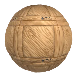 Light Wood Crate