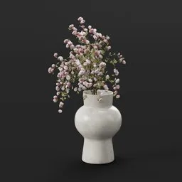 Pink Blossom Vase