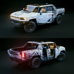 Hummer EV 2022 – Rigged 4K PBR Livery2