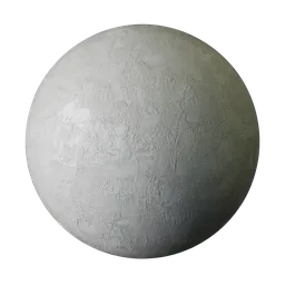 Wet plaster wall