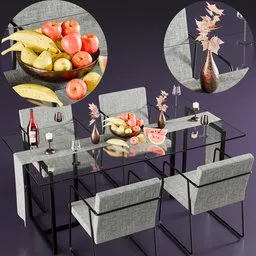 Cb2 rouka chair rectangular dining table