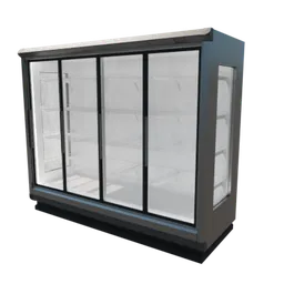Glass door fridge x4