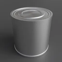 Round food can