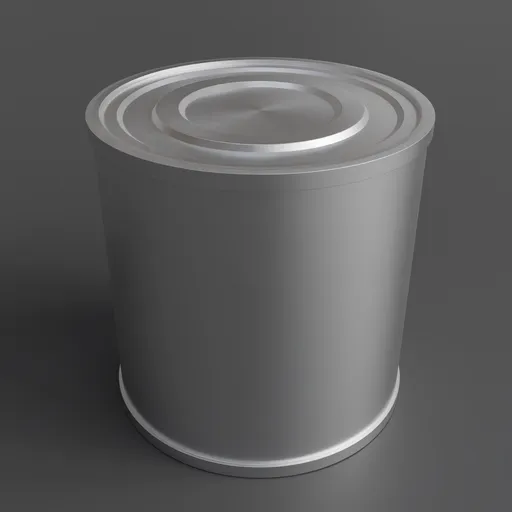 Round food can
