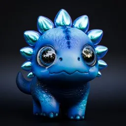 Blue Dinosaur (Rigged)