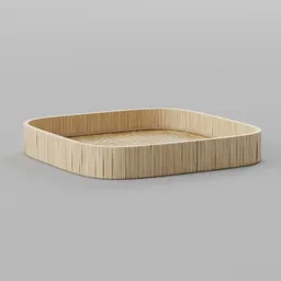 Square Bamboo Tray