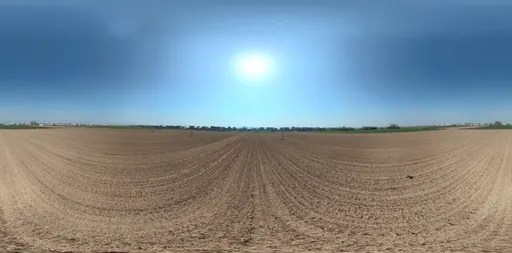 Highsky farmland clouds sunshine