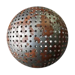 Rusty iron Dot Matrix