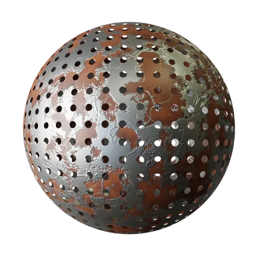 Rusty iron Dot Matrix