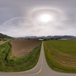 Farms Country Side Sunny Day