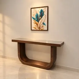 Modern Wooden Console Table