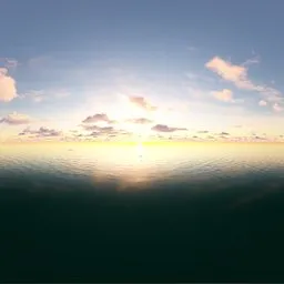 Sunset dusk pure sky