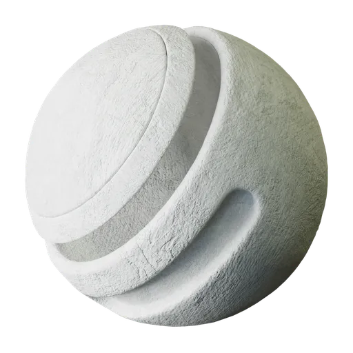 White Rough Plaster