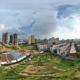 Highsky mud building grass
