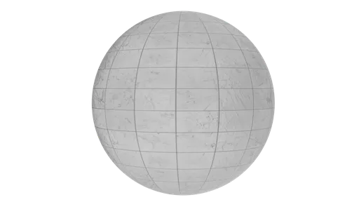 Veined White Marble Marble Grid Tile