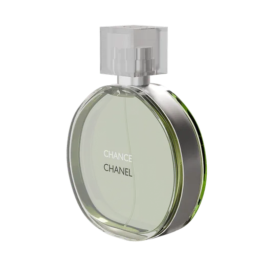 Realistic 3D perfume bottle model with adjustable liquid for Blender artists.