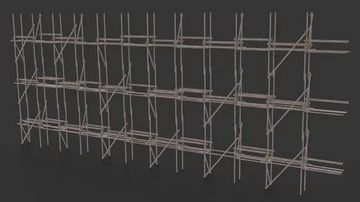 Wooden Scaffold Set