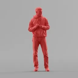 Lowpoly Male Standing