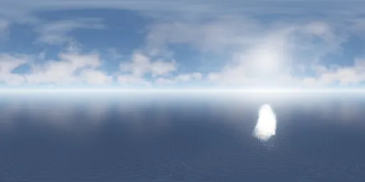 Ocean Horizon Reflection