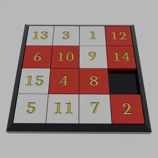 Sliding Tile Puzzle Toy