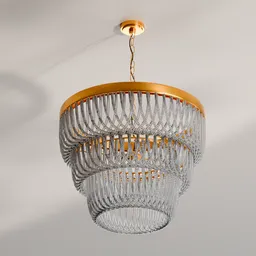Elegant Macrame Chandelier