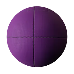 Purple Stitched Fabric