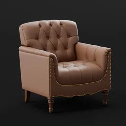 Classic Tufted Armchair