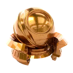 Gold car paint