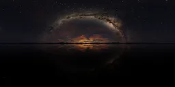 Twilight Night Scene Landscape