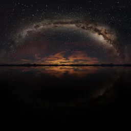 Twilight Night Scene Landscape