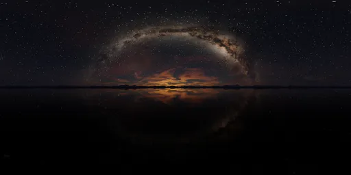 Twilight Night Scene Landscape