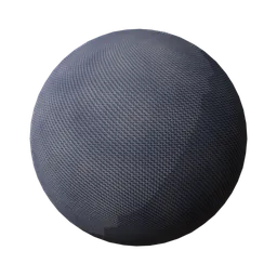 High-quality, seamless PBR denim texture for 3D modeling in Blender and other software, showcasing detailed fabric weave.