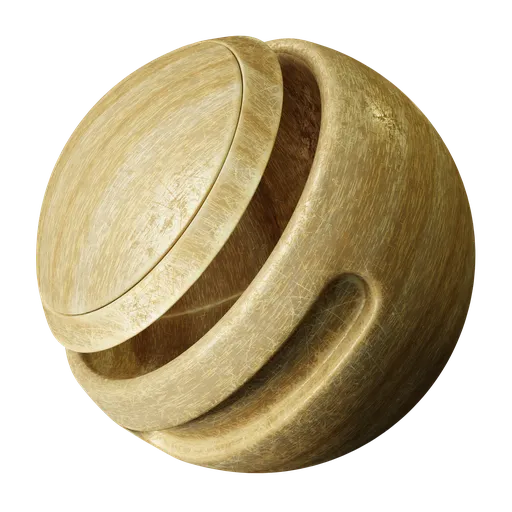 Textured PBR Stained Pine Wood material for realistic 3D rendering in Blender.