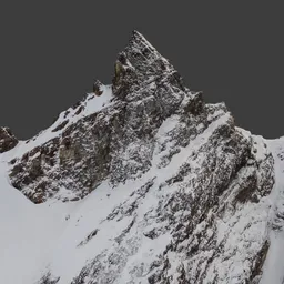 Snow  Mountain Peak Photoscan