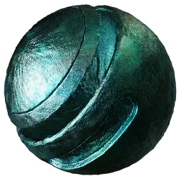 Metal Rust Green Foil