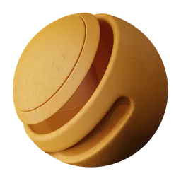 Scratched Textured Plascit (Orange)