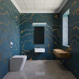 Minimalist Bathroom Scene