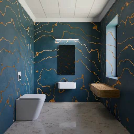 Minimalist Bathroom Scene