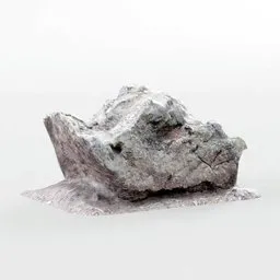 "Jagged Rock Photoscan - Low-poly 3D model for Blender 3D with 2K PBR textures. AI-generated by Weiwei, Shigeto Koyama, Figuratism, Jean-Baptiste Belin, Lee Madgwick, and Zack Snyder. Perfect for landscape design and CD cover artwork."