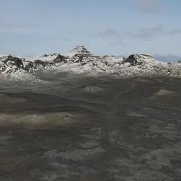 Mountain Snow Landscape Background
