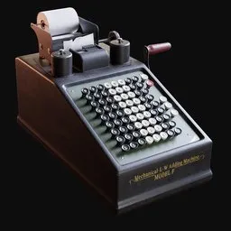 1920s Office Adding Machine