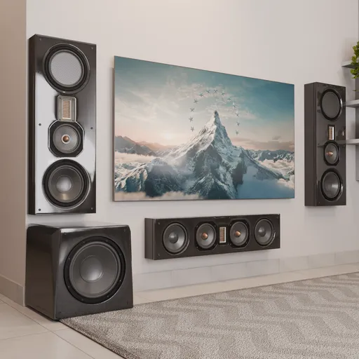 Hi-Fi Home Theater Set black pearl