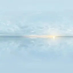 Soft Blue Horizon Sunrise