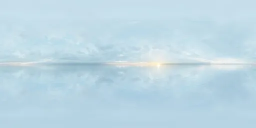 Soft Blue Horizon Sunrise