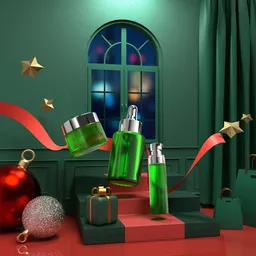 New year Christmas product mockup