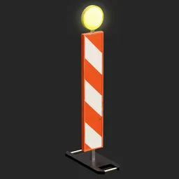 Road Work Safety Light
