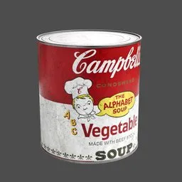 Vintage Vegetable Soup Can