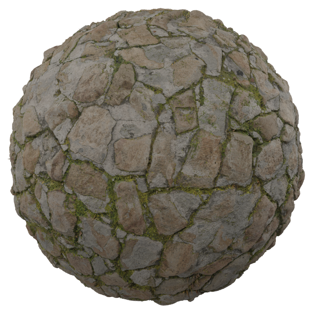 Mossy rock | FREE rock materials | BlenderKit